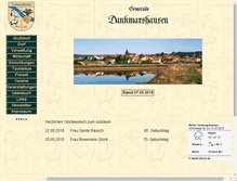 Tablet Screenshot of dankmarshausen.de